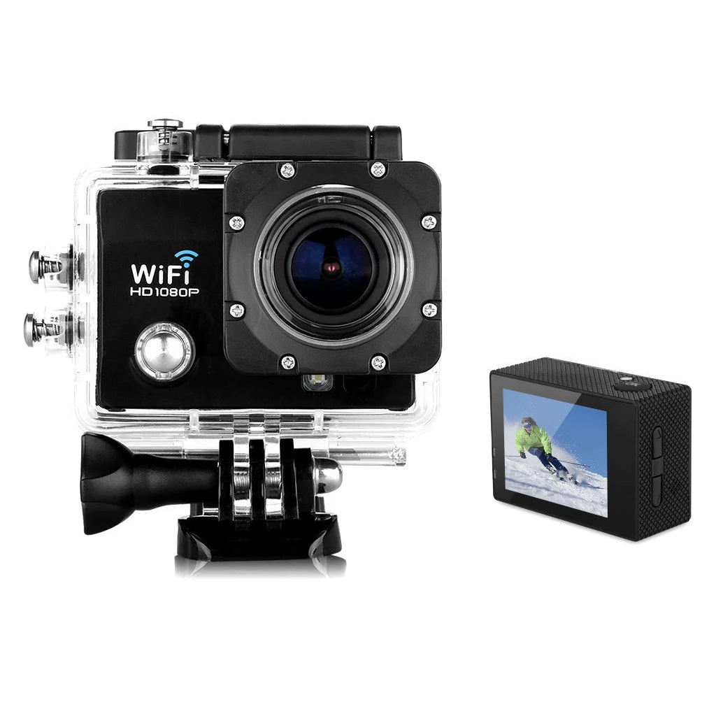 MOOL WiFi Full HD 1080 P 12MP Автомобильная Камера спортивная DV экшн Водонепроницаемая камера комплект видеокамеры