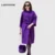 LADYVOSTOK winter Long woman Coat Cashmere Coat stand collar removable pockets Daily Free clothes plus sizes buttons Y3608