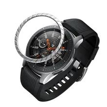 Ободок кольцо клеющаяся крышка для samsung Galaxy Watch 46 мм, драгоценный камень кольцо клеющаяся крышка против царапин сталь Smartwatch аксессуары
