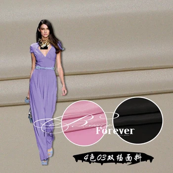

100% mulberry silk 16 momme 4 color 03 double crepe fabric skirt clothing cheongsam and other fabrics silk fabric