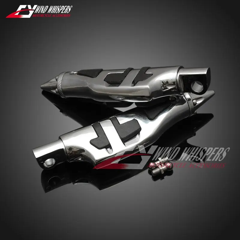 Модифицированные универсальные остроконечные подножки для Harley Dyna Sportster Iron XL 883 1200X48 Softtail Fat boy V-Rod Road King