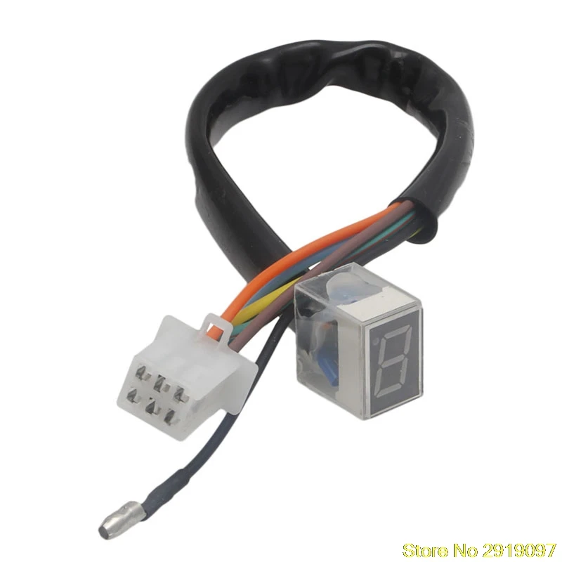 

New LED Universal Digital Gear Indicator Motorcycle Display Shift Lever Sensor Drop Shipping Support