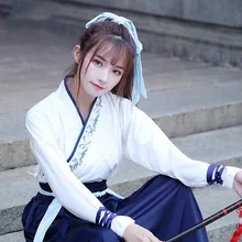 Han clothing women’s dress Custom Made Cute Costume Classical Chivalry Cosplay girls clothes Unisex Dress men women Uniform
