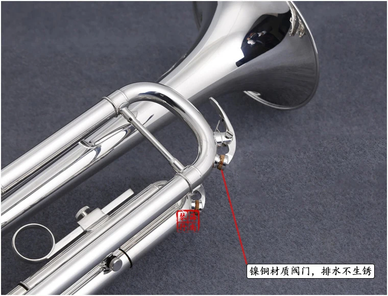 Япония Куно ktr-902 посеребренные небольшой Трубы трубы BB плоским инструмент латунь strudents BB trompeta