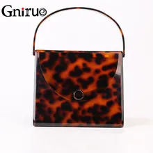 Новая акриловая леопардовая сумка с принтом черепахи, женские вечерние сумки, Классическая вечерняя сумка, женские ручные сумки, кошелек, летняя сумка