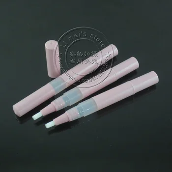 

115pcs/lot 2.2ml twist up design lip gloss pen dispenser lip gloss bottle with brush paint applicator