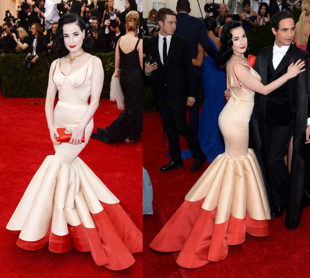 dita von teese red carpet