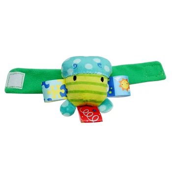 

Cute Baby Rattle Toys Garden Bug Wrist Rattle Cartoon Animal New Infant Toys Mobile Baby Plush Bed Wind Rattles Bell Toy