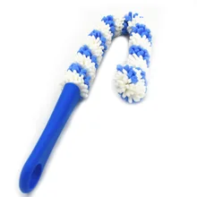 Длина: 45 см Гибкая щетка из пластика и пенопласта для кальяна ваза, шланг для кальяна легко моется, аксессуары для курения в наргуиле