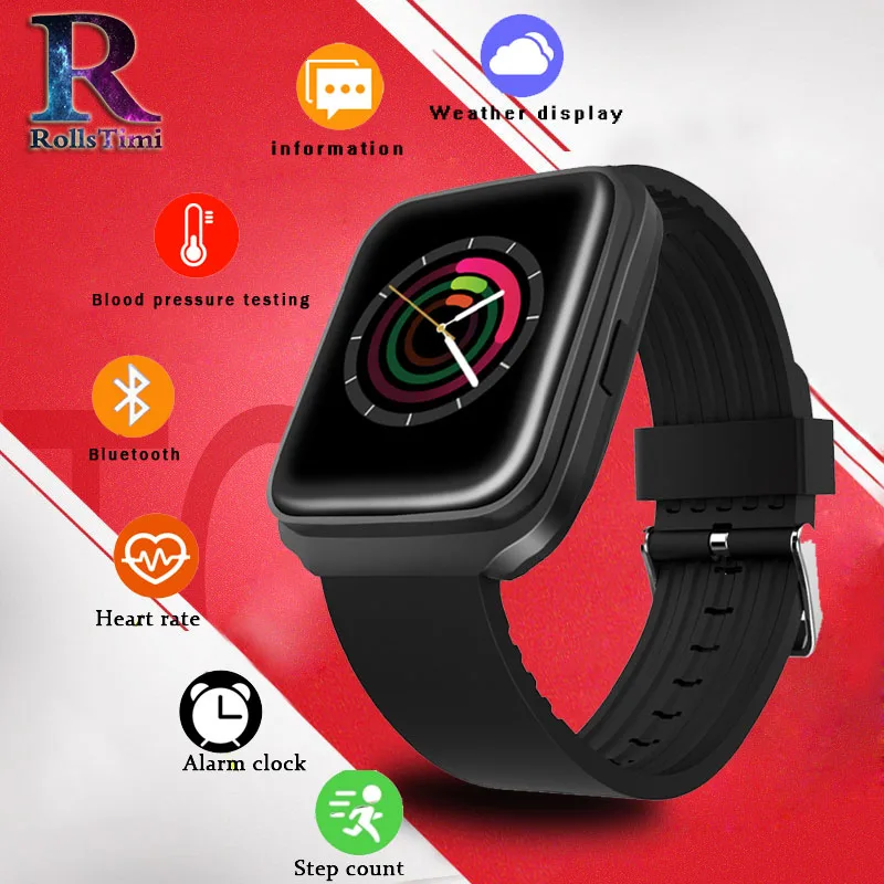 

2018 RollsTimi Smart Watch Bluetooth Call Heart Rate Blood Pressure Blood Oxygen Detector Alarm Clock Color Screen Z40 Wristband