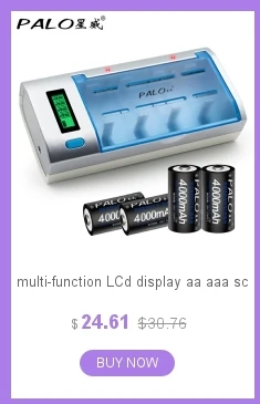 PALO 6 шт. батареи PALO C размер батареи 1,2 V Ni-MH 4000mAh перезаряжаемые батареи C Batter Bateria Baterias для камеры