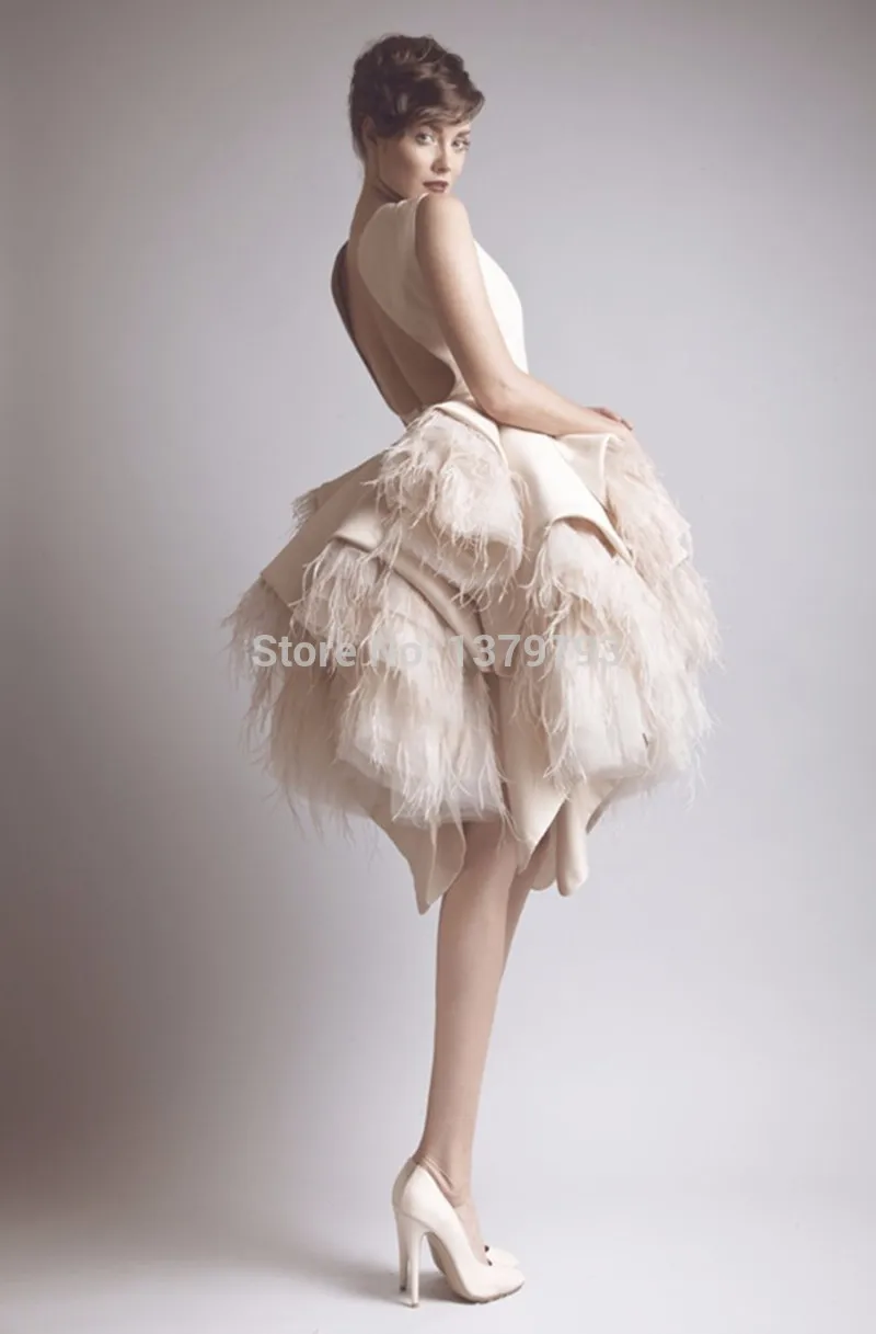 Designer Feather Dresses