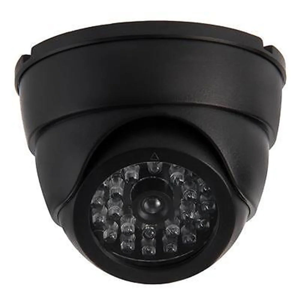 

Dome Dummy Fake Infrared IR CCTV Surveillance Security Cameras Imitation Simulated Blinking LED Black