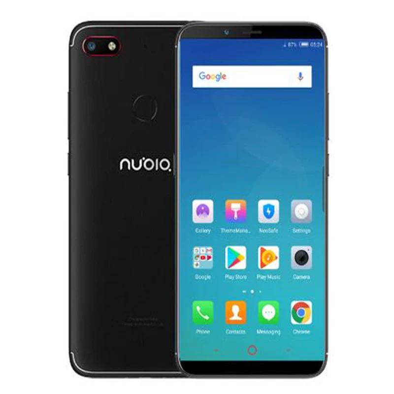 Оригинал, Nubia V18, 4 ГБ, 64 ГБ, 6,01 дюйма 4000 мАч Snapdragon 625 мобильный телефон спереди 8.0MP сзади 13.0MP с функцией отпечатка пальца ID