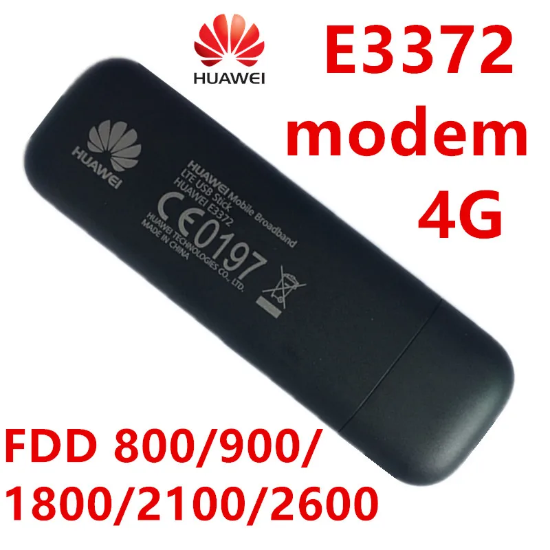 Разблокированный usb модем huawei e3372 4g lte e3372h со слотом для sim карты ключ lte|unlocked