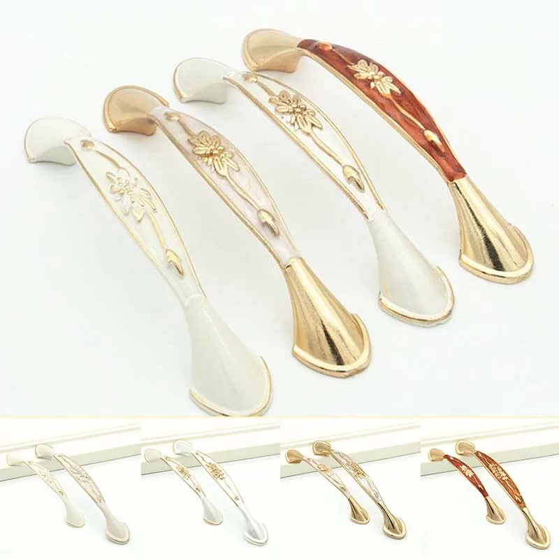 

Modern 96/128mm Aluminium Alloy Handles Wardrobe Cabinet Pulls Knobs Cupboard Pull Drawer Knob Furniture Hardware Home Decor