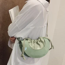 Сумка Хобо Роскошные брендовые сумки на плечо женская сумочка с изображением Мун женские кожаные сумки-мессенджеры сумка-мешок через плечо femme