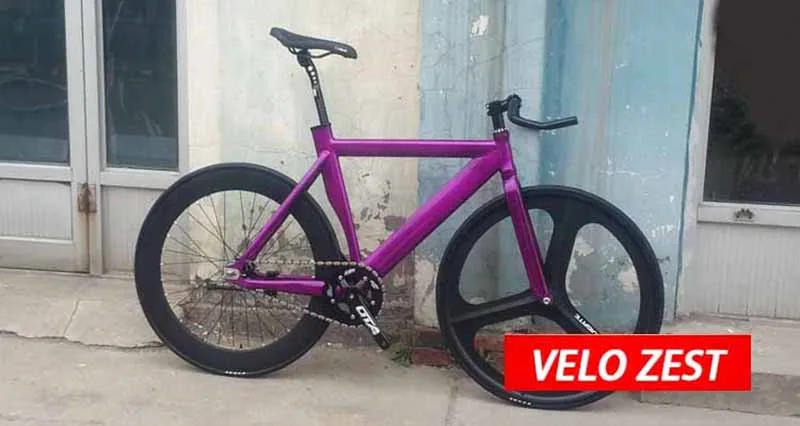 Perfect Fixed Gear Bike 54cm single speed bike Smooth Welding frame DIY color Aluminum alloy Customize Track Bicycle 700C wheel 7