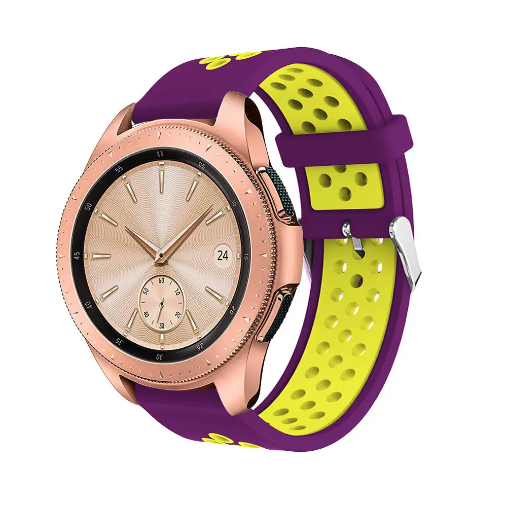 Ремешок силиконовый для Samsung Galaxy Watch 42 мм новинка 2018 спортивный сменный Браслет