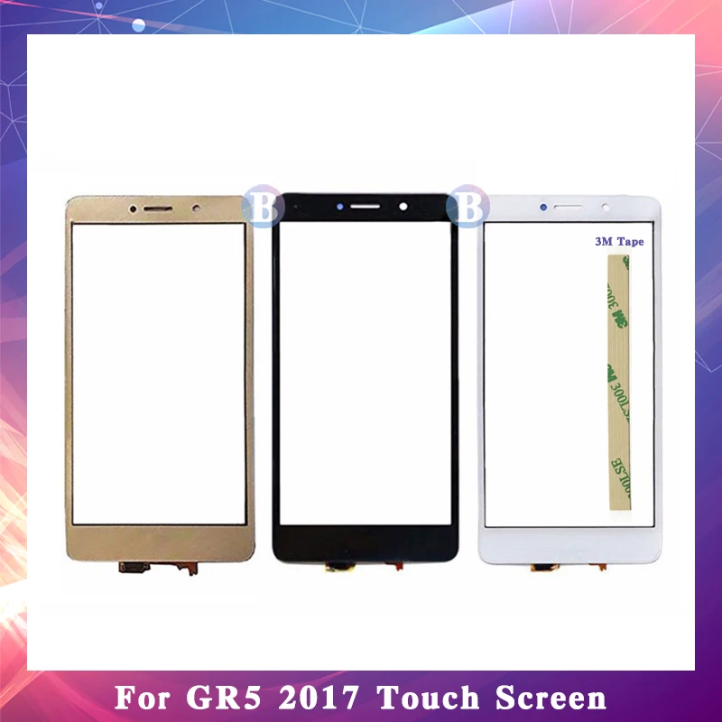 

High Quality 5.5" For Huawei GR5 2017 BLL-L21 BLL-L22 Touch Screen Digitizer Sensor Outer Glass Lens Panel Replacement