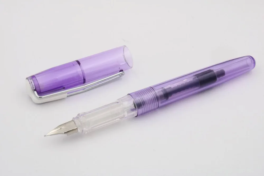 Ручка для письма Канцтовары прозрачная пластиковая Классическая перьевая ручка