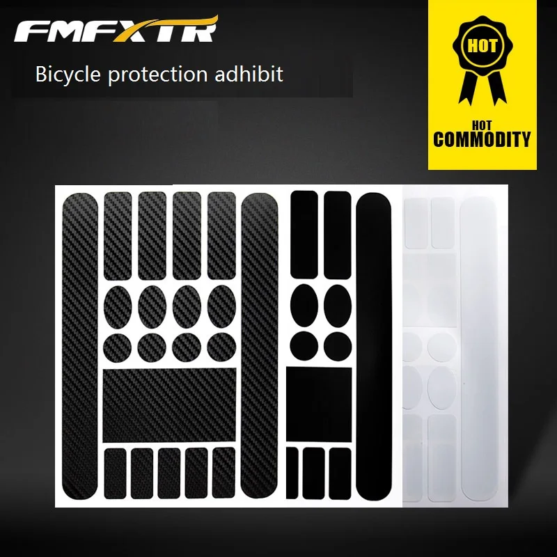 

Bicycle Stickers protection adhibit Chain Bike Frame Protect stickers Cables Housing Protection MTB Road Folding Bike Fitting