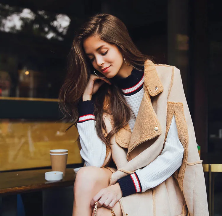 suede leather cape khaki 05