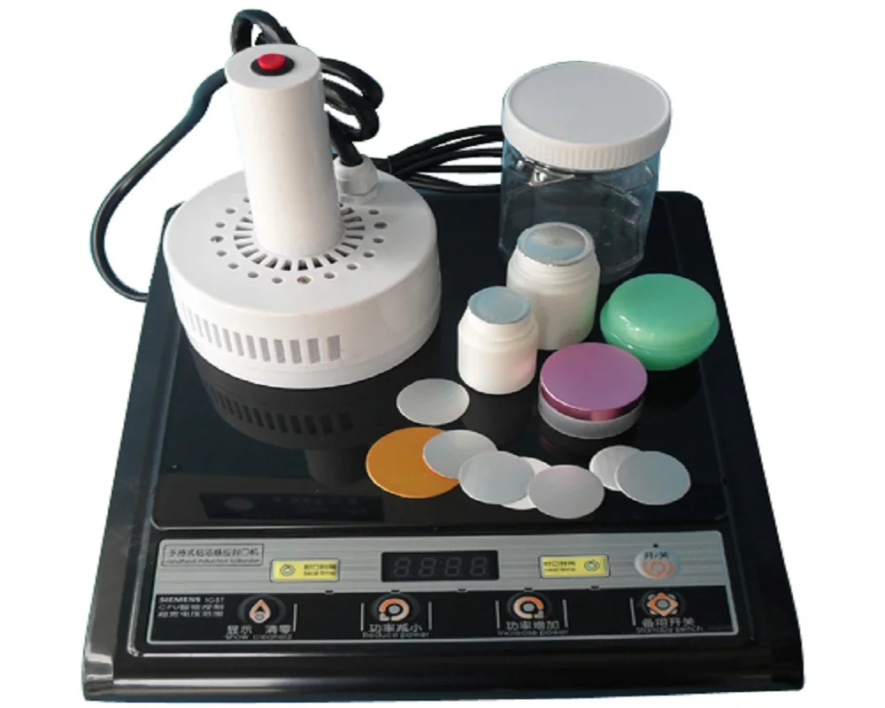 Portable Handheld Aluminum Foil Induction Sealer Heat Sealing Machine For Bottle Cap Sealer Gasket 20-100 mm Automatic 0.8-1.2KW