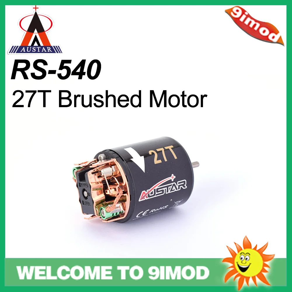 AUSTAR RS 540 27T 3 17 мм модифицированный щеточный двигатель для 1/10 Axial SCX10 RC4WD D90|Детали и