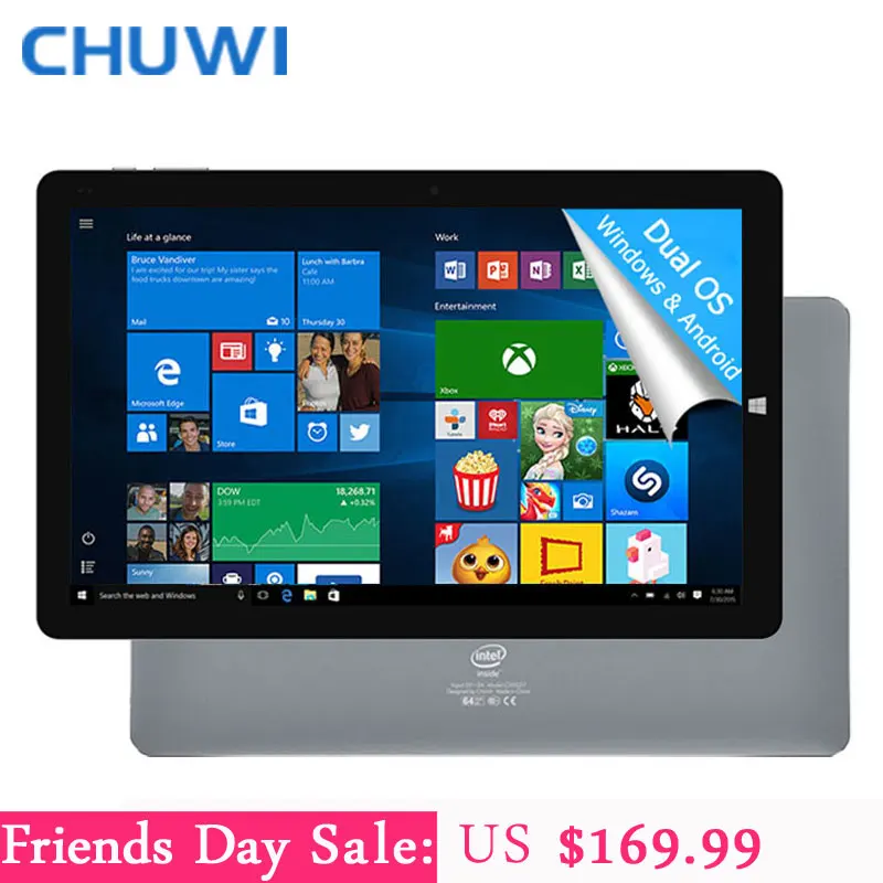 CHUWI Official! 10.8 Inch CHUWI Hi10 Plus Tablet PC Windows 10 Android 5.1 Dual OS Intel Atom Z8350 Quad Core 4GB RAM 64GB ROM CHUWI Official! 10.8 Inch CHUWI Hi10 Plus Tablet PC Windows 10 Android 5.1 Dual OS Intel Atom Z8350 Quad Core 4GB RAM 64GB ROM