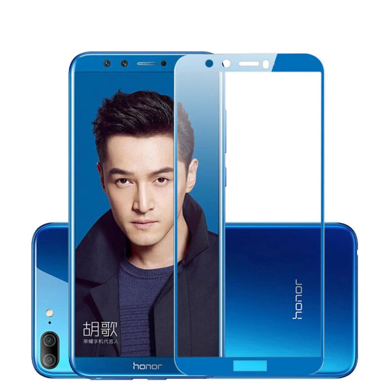 3D закаленное стекло для Huawei Honor 9 Lite Полное покрытие экрана Взрывозащищенная
