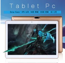 10.1 inch tablets 1280*800 Octa Core 3G4G LTE Tablet phone 4GB/ 32GB Dual SIM Android 6.0 Bluetooth GPS Tablet PC computer 9 10