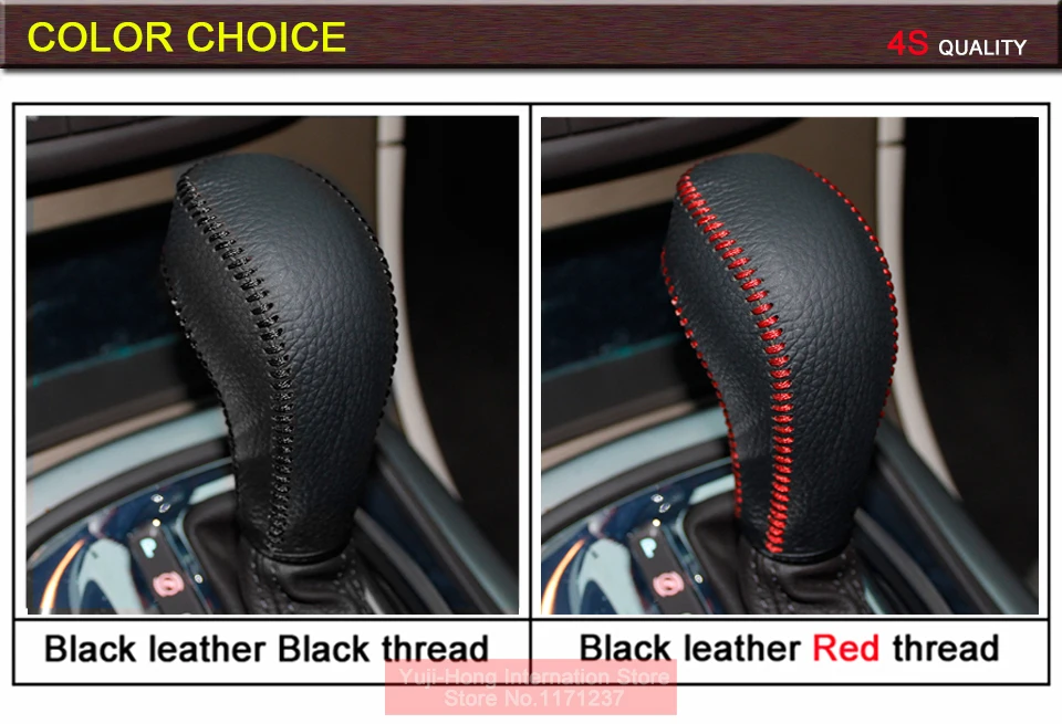 Yuji-Hong автоматическая коробка передач автомобиля чехлы Чехол для Buick Excelle GT/XT Regal авто Сдвиг ошейники из натуральной кожи ручной работы