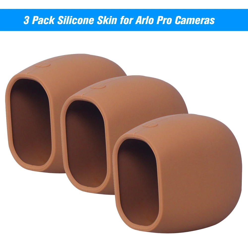 3 упаковки силиконовой кожи для Arlo Pro камера видеонаблюдения непромокаемый УФ-стойкий чехол