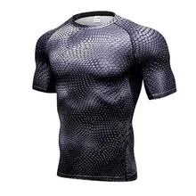 Yuerlian Demix фитнес-плотно спортивный костюм Быстросохнущий костюм жилет Блузка Теннисный футбол Джерси Рашгард мужские короткие футболки