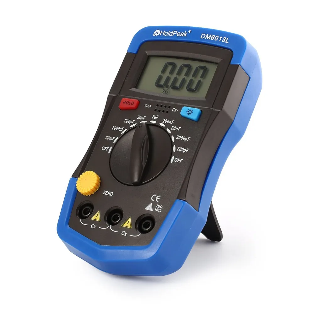 DM6013L capacimetro Capacitância Capacitor Medidor Handheld multímetro