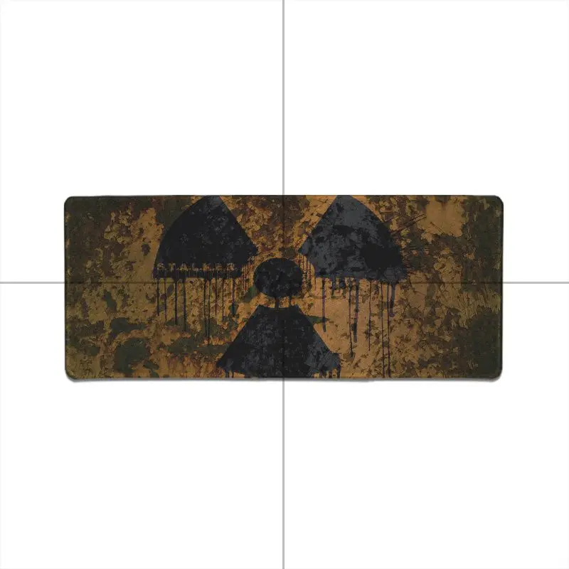MaiYaCa New stalker logo gas mask Laptop Gaming Mice Mousepad Large Gaming Mouse Pad Anti-slip Locking PC Computer desk mat