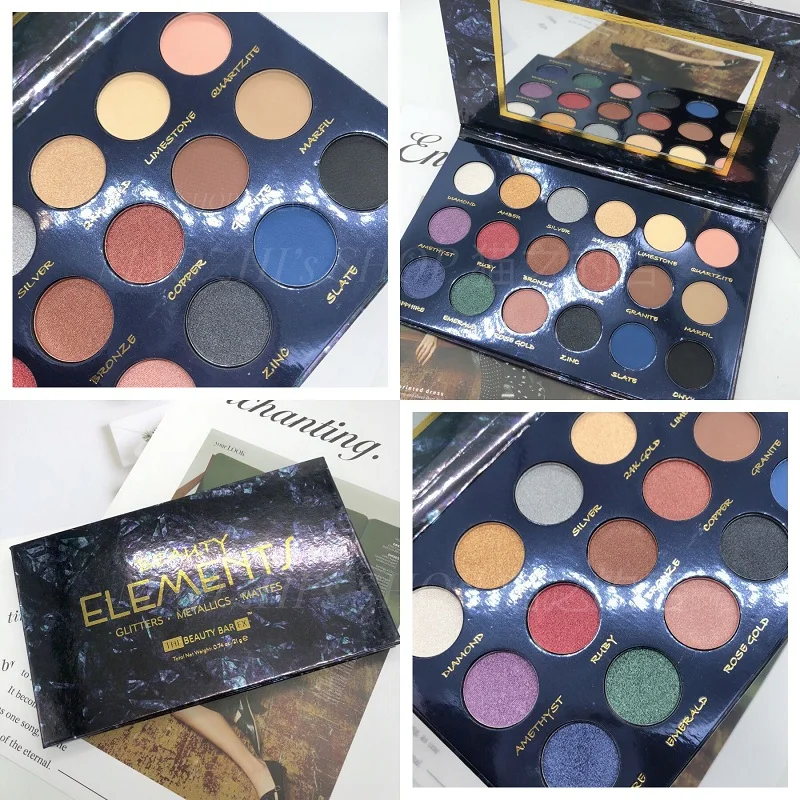 

18Color Makeup Eyeshadow Palette Shimmer Matte Glitter EyeShadow Pallete Smoky Pigment Makeup Palette Eyeshadow Palette Cosmetic