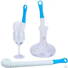 Кухонные барные принадлежности барные инструменты креативный практичный стиль винный горшок щетка для мытья стекол бутылки длинные щетки 5 шт./лот