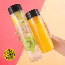 Garrafas de água plásticas para pet, garrafa descartável para água, bebida, plástico, 300/400/500/600ml, à prova de vazamento padrão personalizado