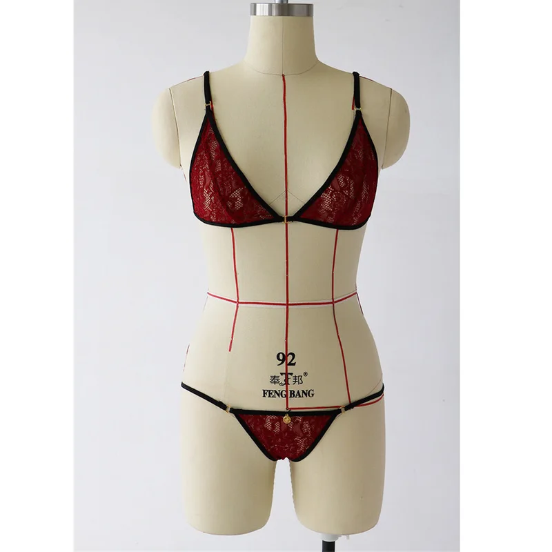 2PCS Sexy Elegant Bra Lace Bikini Set Women Bras Underwear Lady Push Up Bra Lingeries Bra + G-string Transparent Lingerie Suit 2PCS Sexy Elegant Bra Lace Bikini Set Women Bras Underwear Lady Push Up Bra Lingeries Bra + G-string Transparent Lingerie Suit