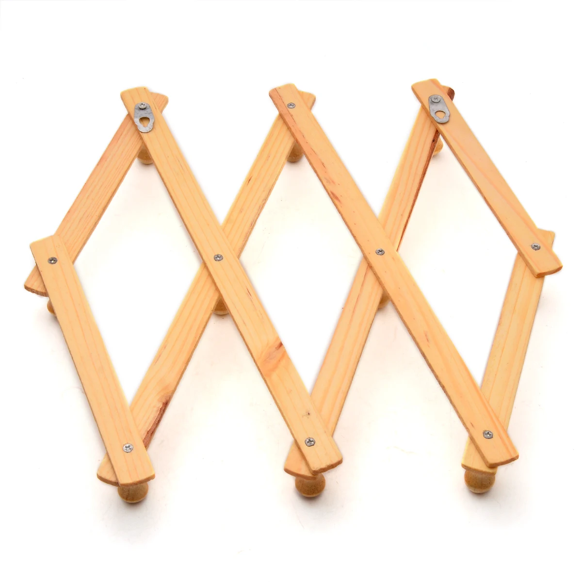 High Quality 10 Hooks Expanding Hook Rack Wall Mounted Door Rack For Keys Hat Clothes Robe Towel Home Hooks Rails Mayitr New