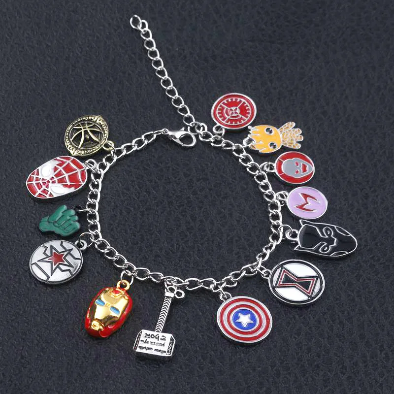 

Cosplay Unisex Charm Bracelet Bangle Supernatural Doctor Who Horcrux Superman Batman Star Wars Zelda Game of Thrones Justice