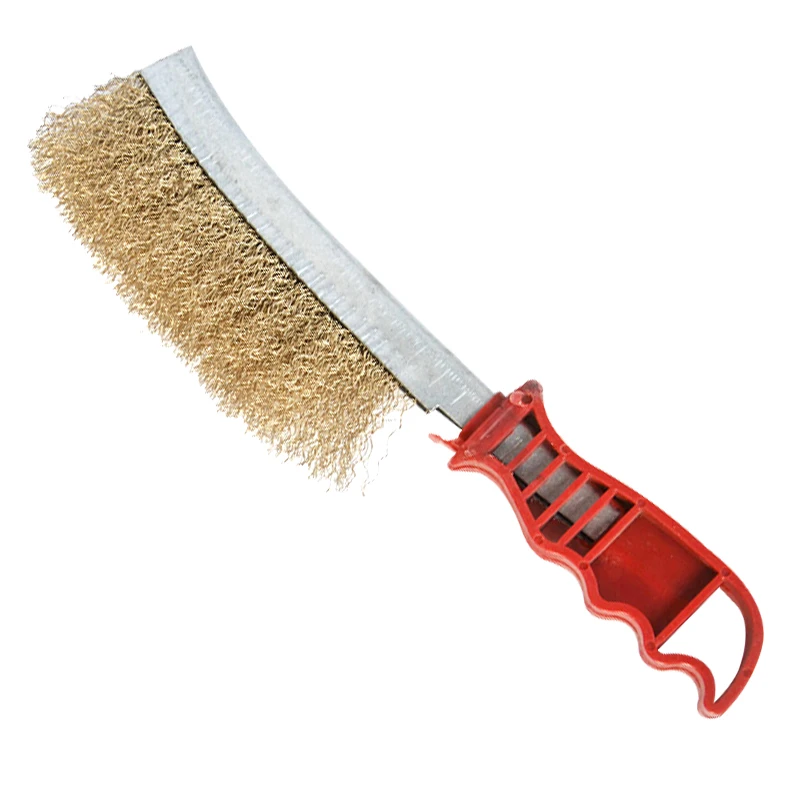 

Grill Machine Partner 2pcs/lot Multifunctional Iron Brush Roast Cleaning Net Brush Grill Cleaning Derusting Brush Scaling Brush