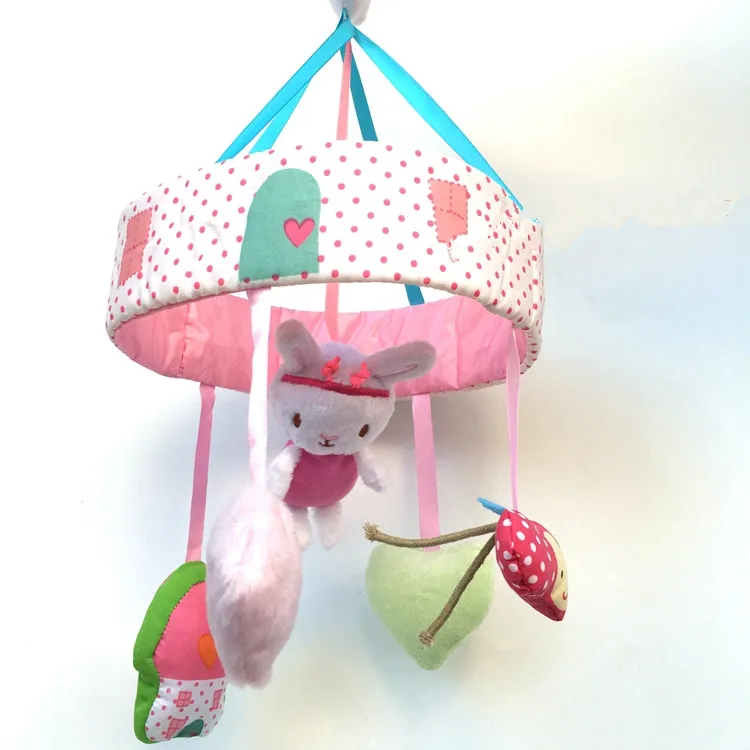 Baby Crib Musical Mobile Cot Bell Music Box with Holder Arm Baby Bed