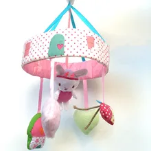 Baby Crib Musical Mobile Cot Bell Music Box with Holder Arm Baby Bed Hanging Rattle Toys