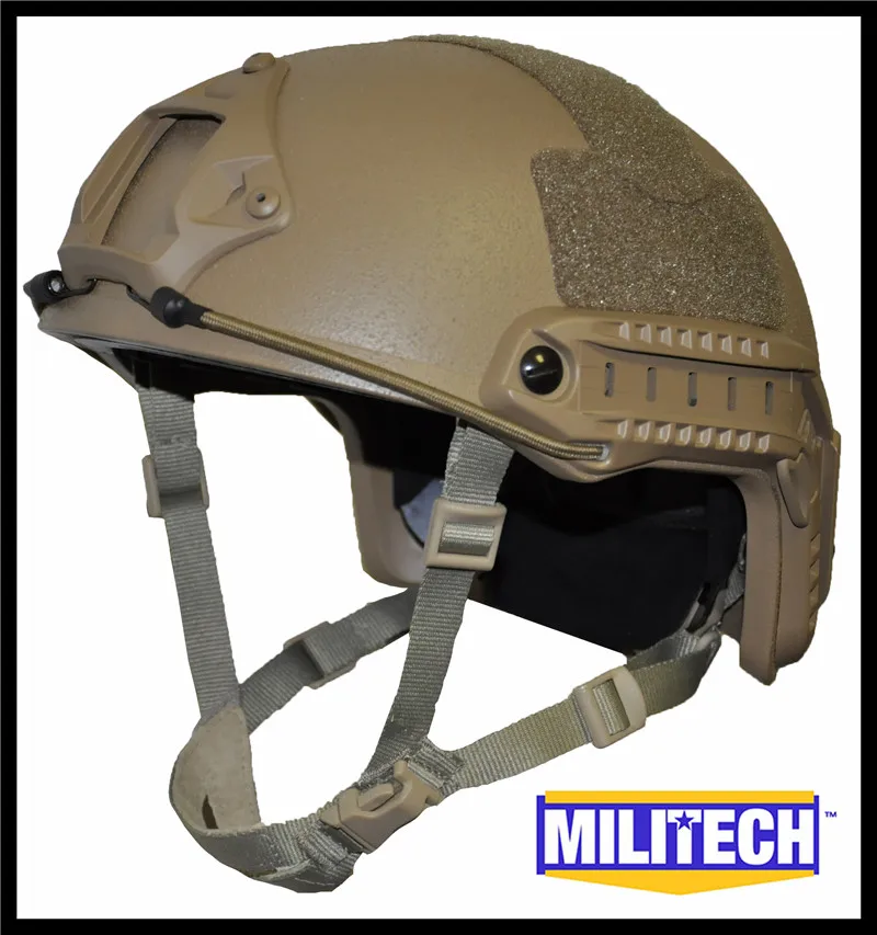 Vente ISO Certifié MILITECH CB OCC Cadran NIJ Niveau IIIA 3A RAPIDE Coupe Haute Pare balles Balistique Aramide Casque Avec 5 Ans garantie