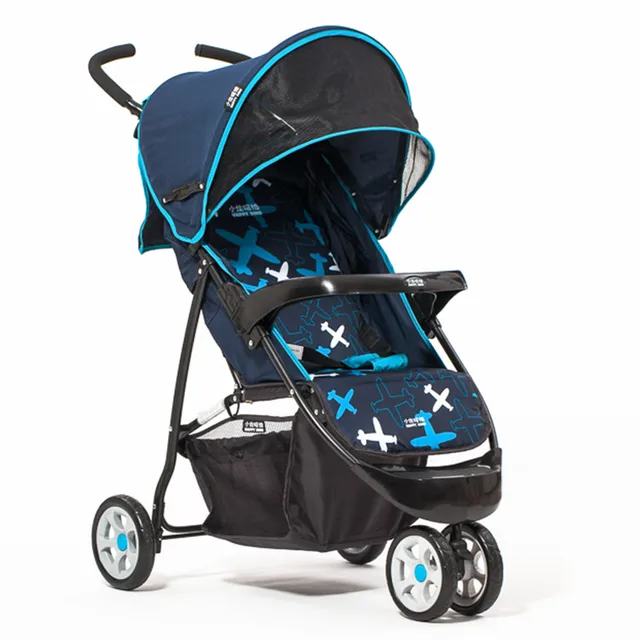 Baby Tricycle 3 Wheel Stroller Can Lie Lightweight Pram BB Car Portable