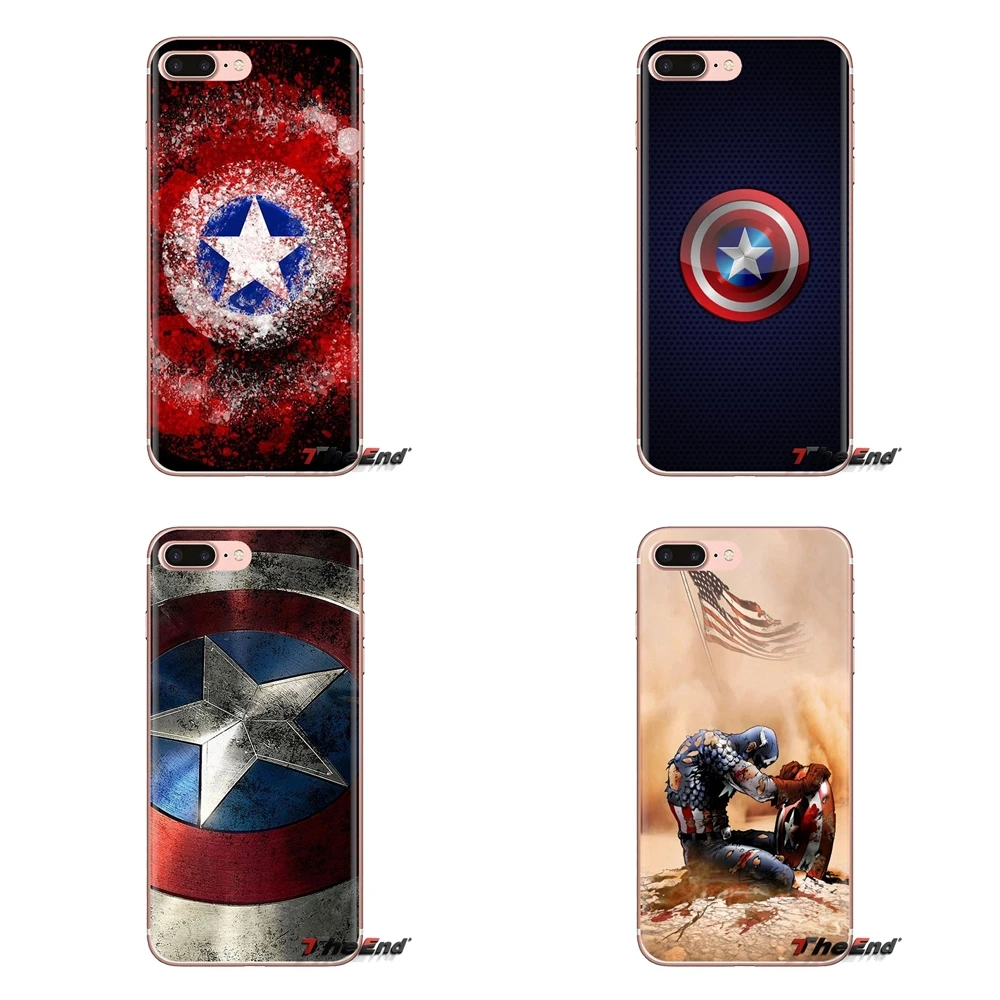 

For LG G3 G4 Mini G5 G6 G7 Q6 Q7 Q8 Q9 V10 V20 V30 X Power 2 3 K10 K4 K8 2017 Ultra Thin Case Chris Evans Captain America Shield
