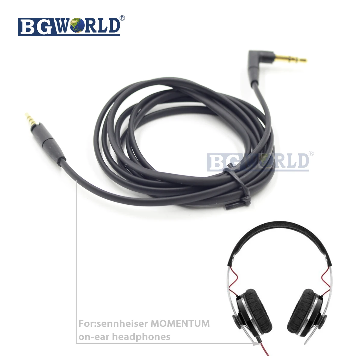 Замена аудиокабеля BGWORLD провод для наушников Sennheiser mostum 1 0 2 Накладные наушники